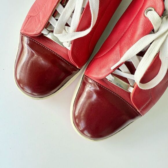 Royal Albartross Luna Sneaker Spikeless Golf Shoe Red 38 / US 7 Made in Italy - Picture 11 of 15